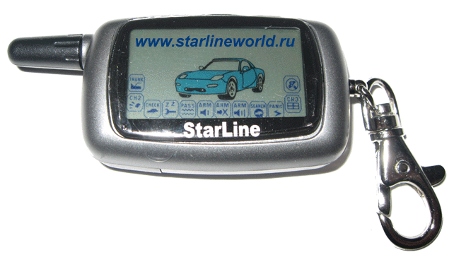 Пейджер Брелок StarLine Twage A6 (ЖК) совместимый